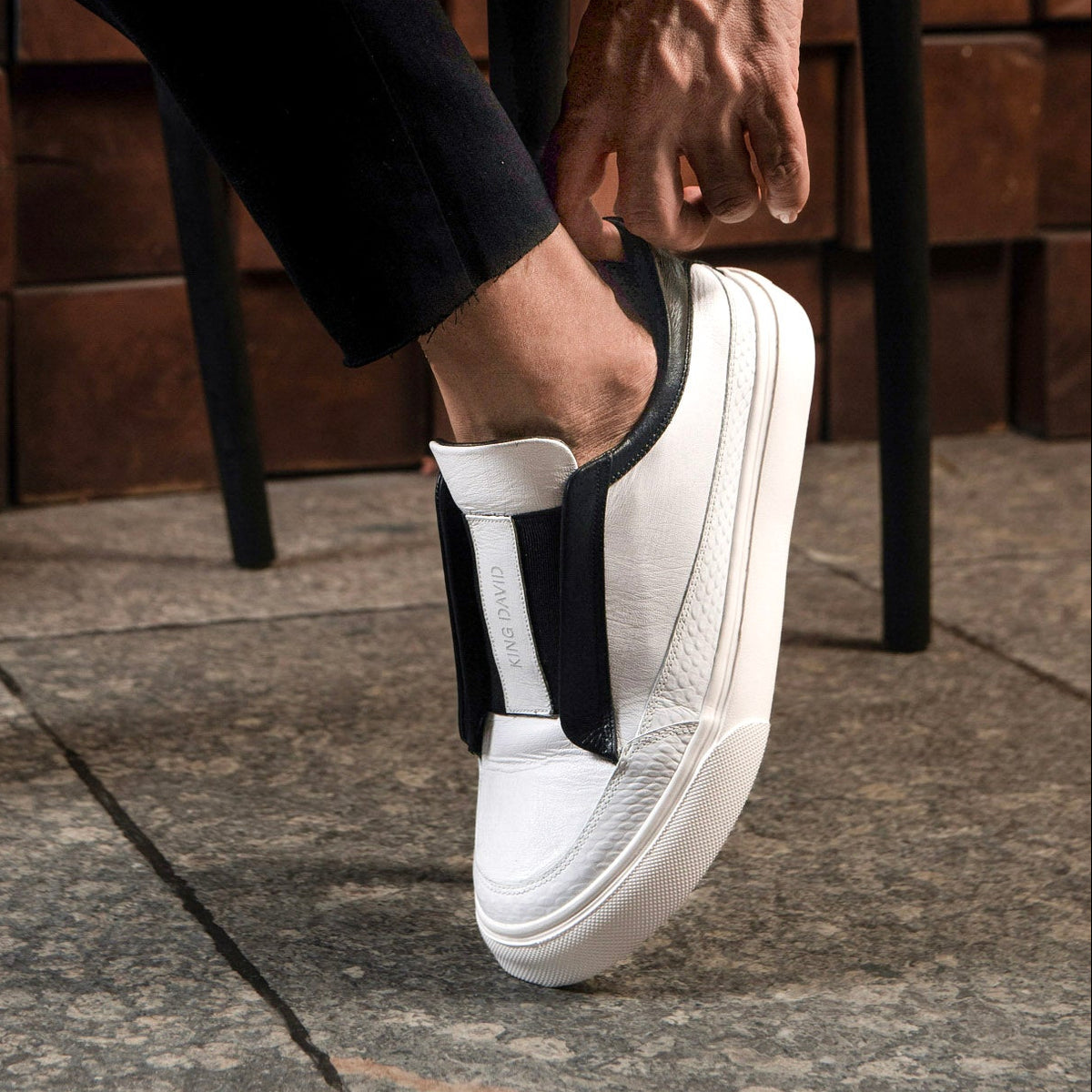 Milán Blanco - Zapato Casual Elegante Hombre en Cuero