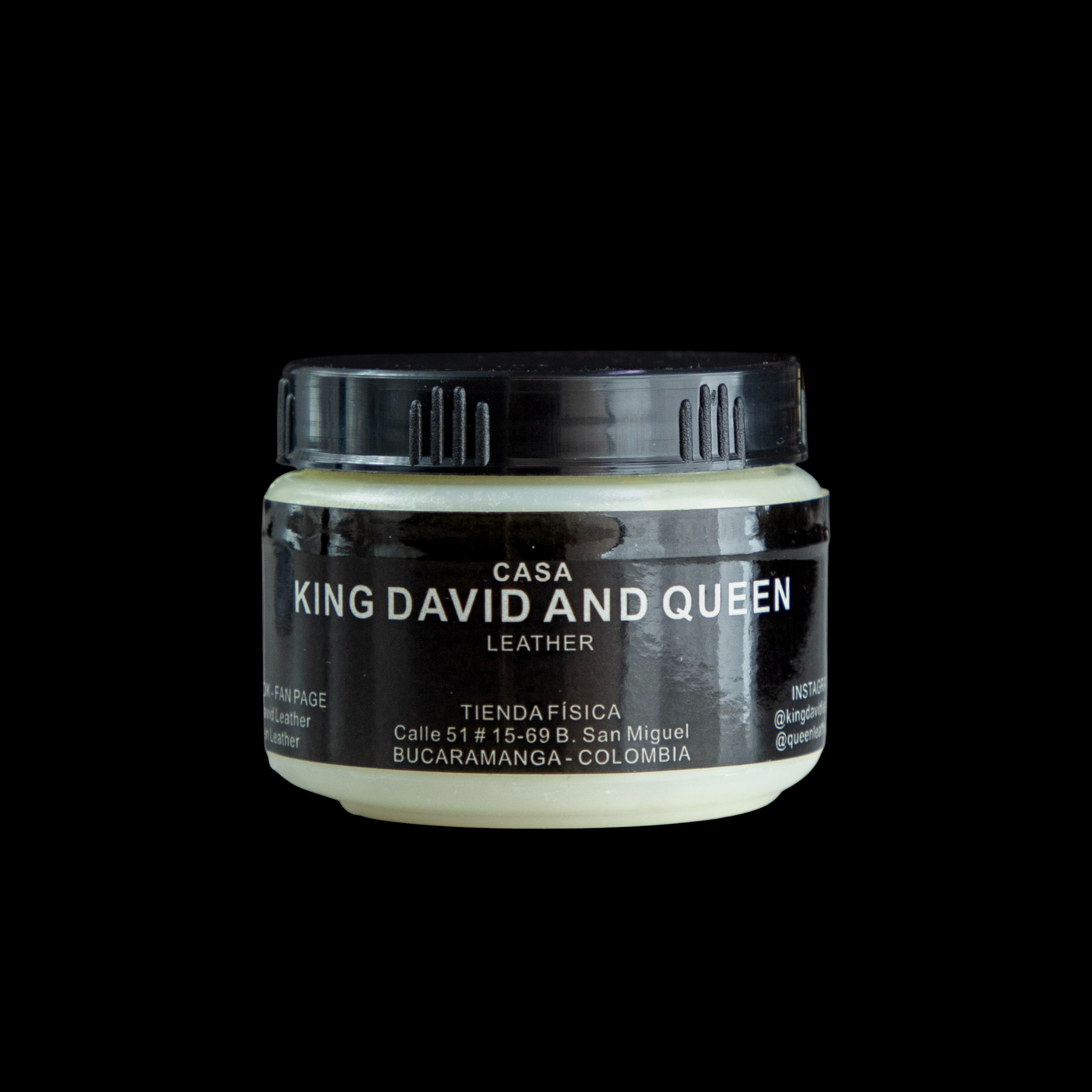 Crema Hidratante King David para cuero - incolora con brillo natural