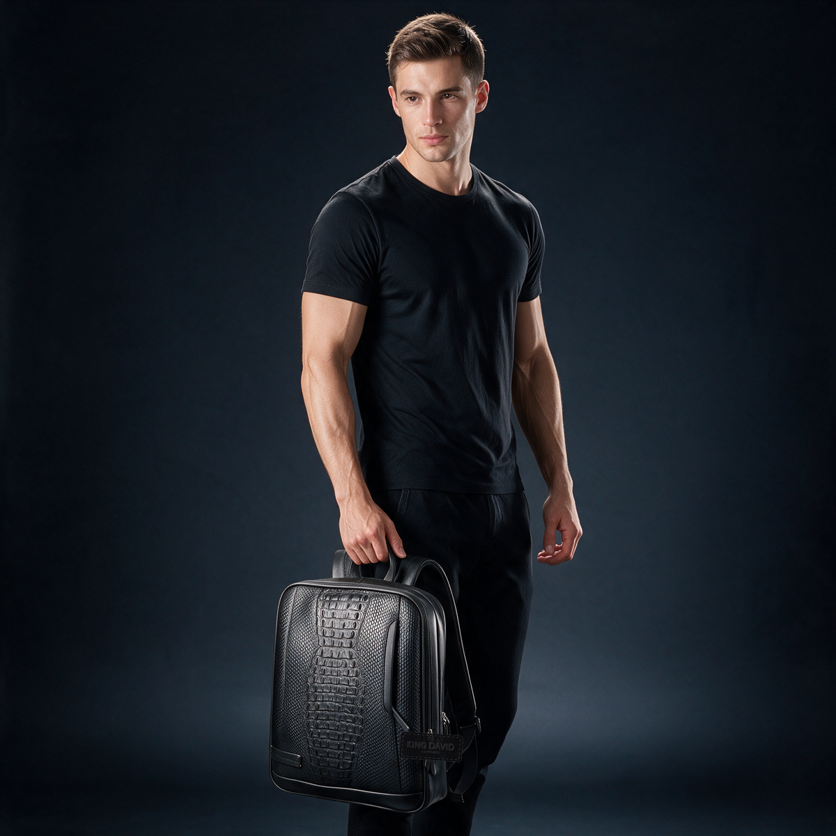 Morral Berlín Luxury Negro - modelo - COS02C-NE