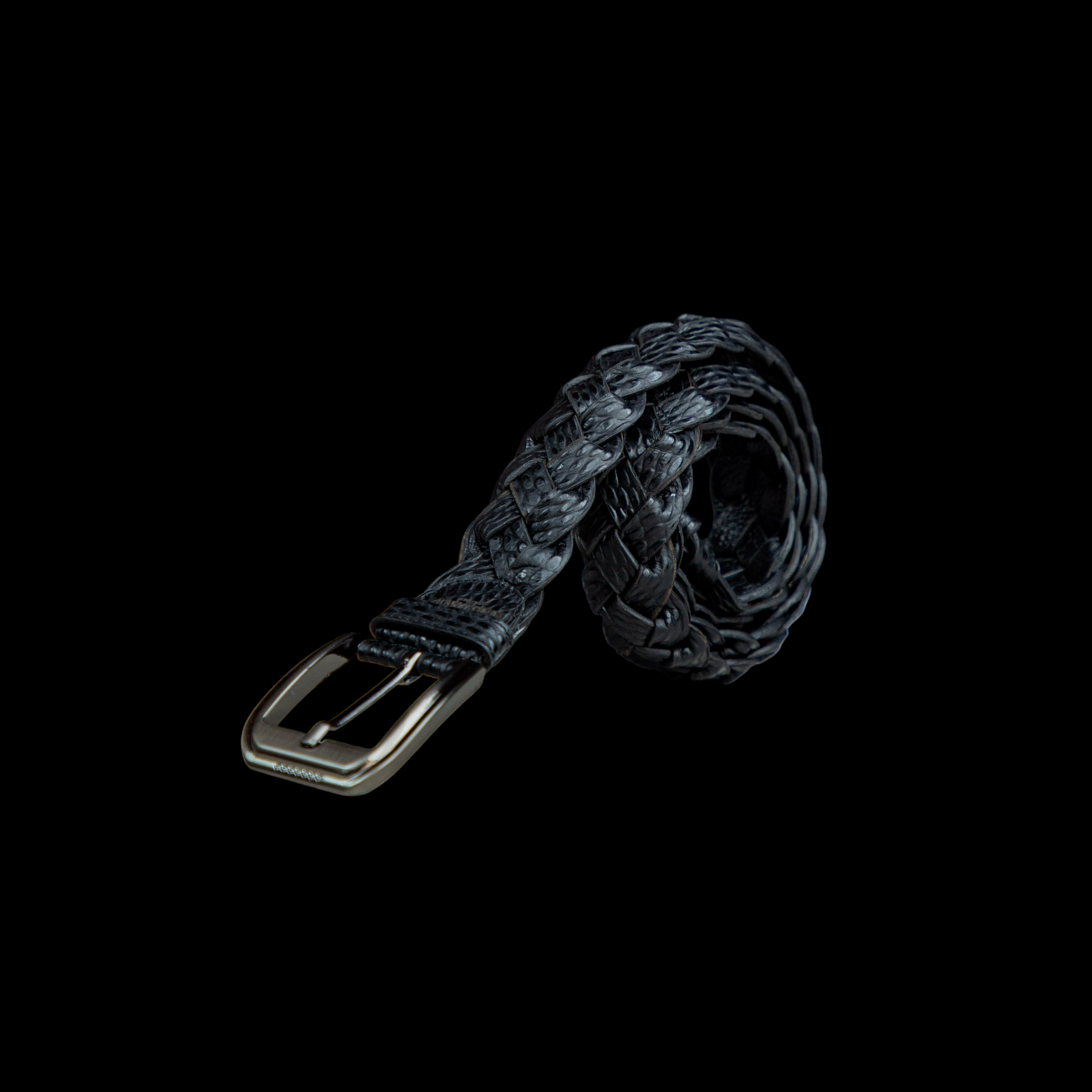 CINTURÓN ZURICH CROCODILE NEGRO