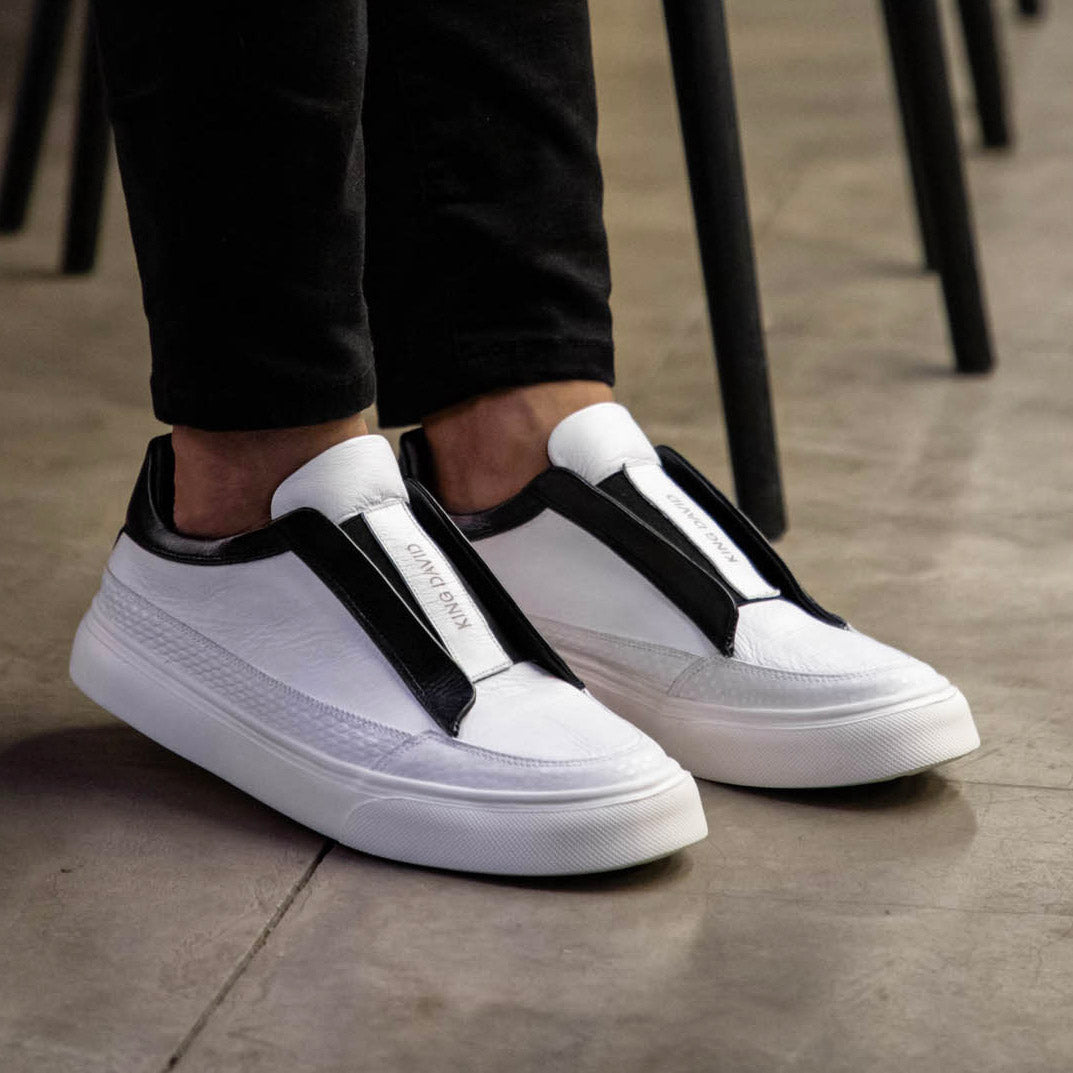 Milán Blanco - Zapato Casual Elegante Hombre en Cuero