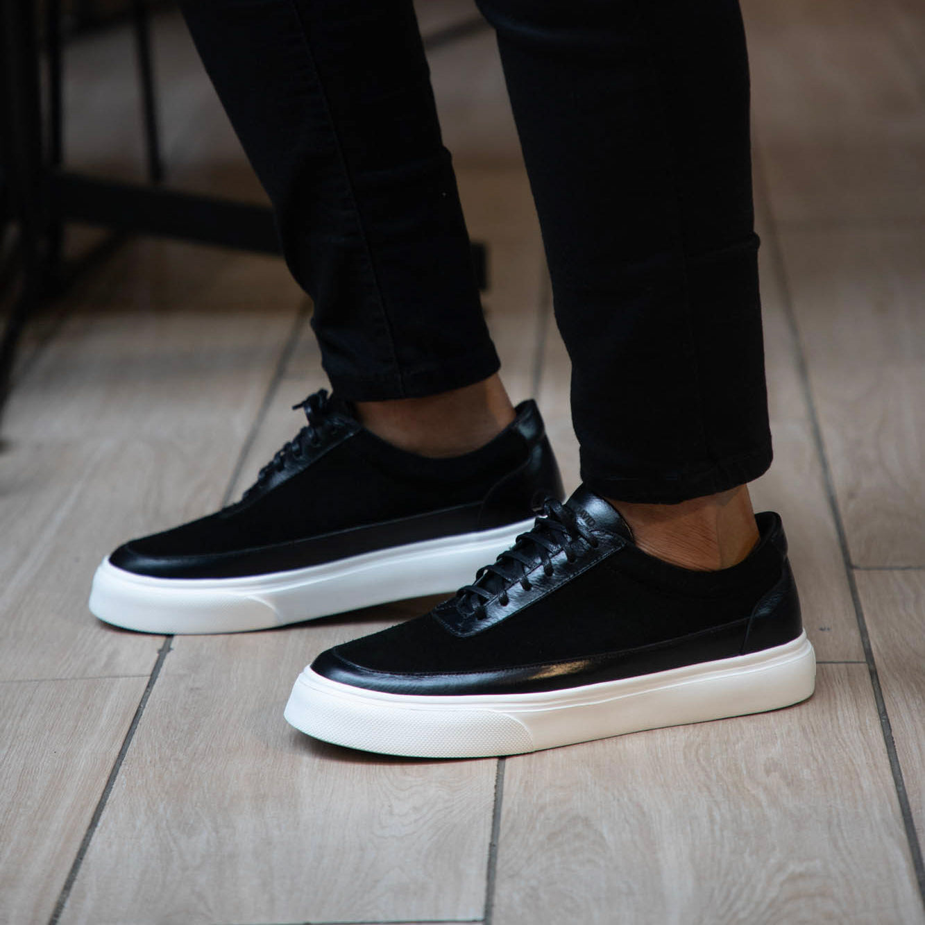 Houston Negro - Zapato Casual Elegante Hombre en Cuero