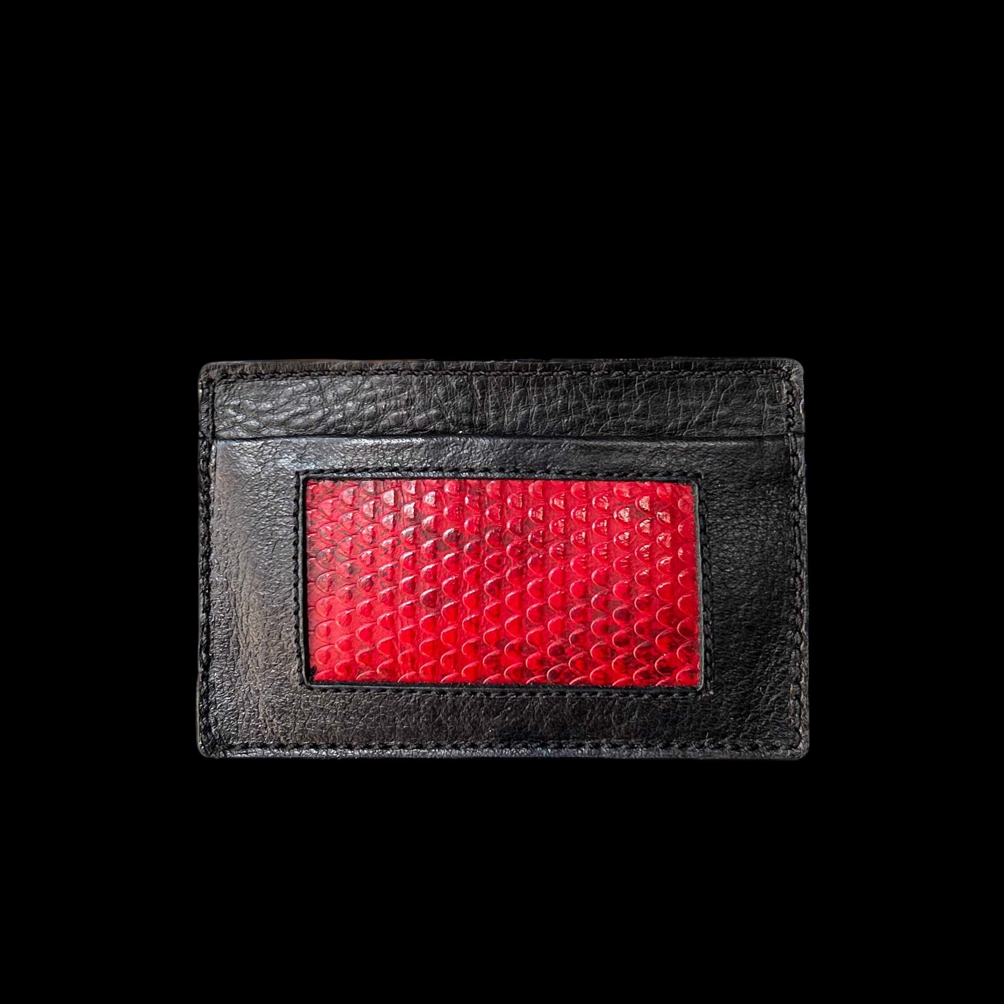CARD HOLDER 05 NEGRO X ROJO