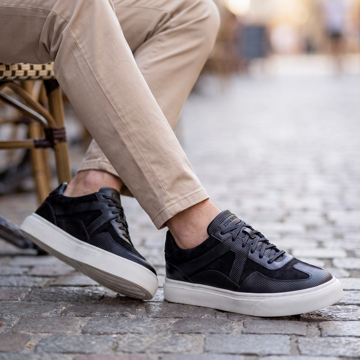Majesty Negro - Zapato Casual Elegante Hombre en Cuero