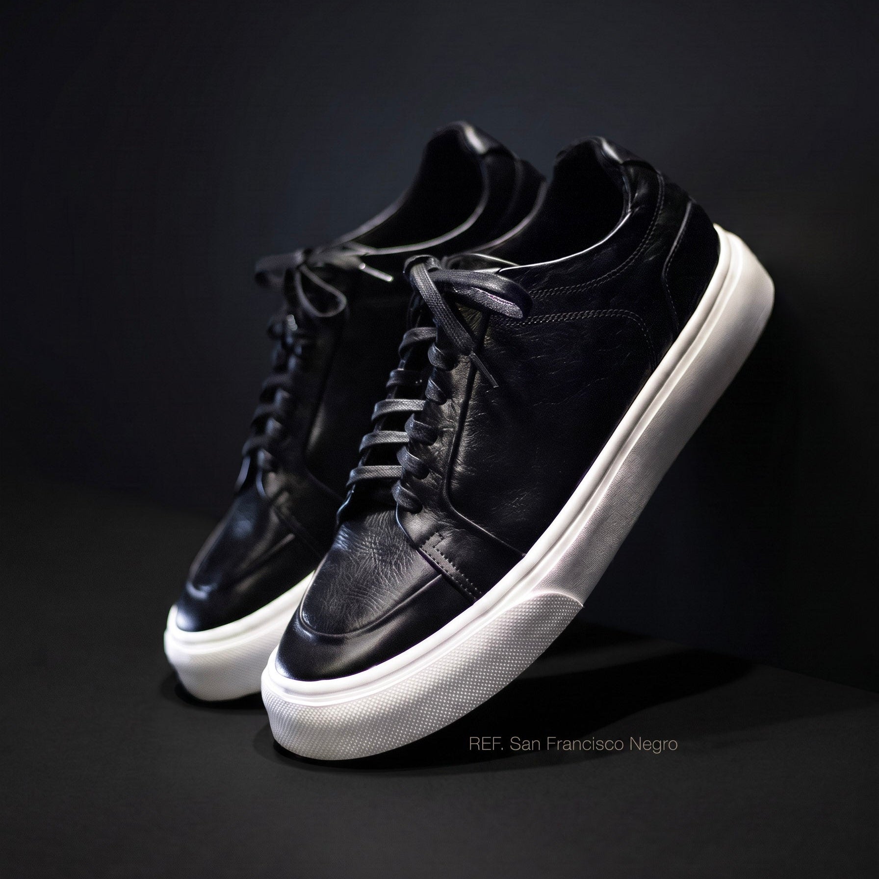 San Francisco Negro - Zapato Casual Elegante Hombre en Cuero