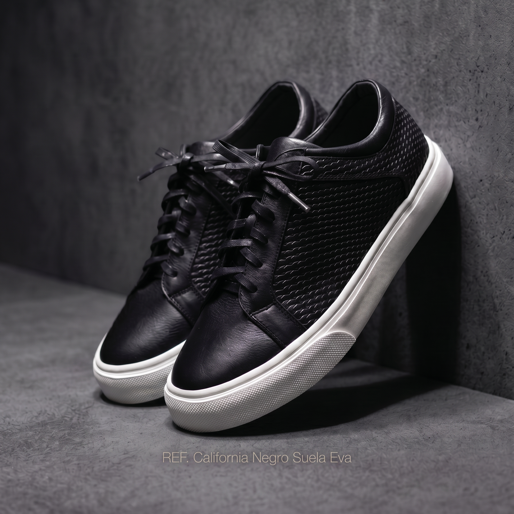 California Negro Suela EVA - Zapato Casual Elegante Hombre en Cuero