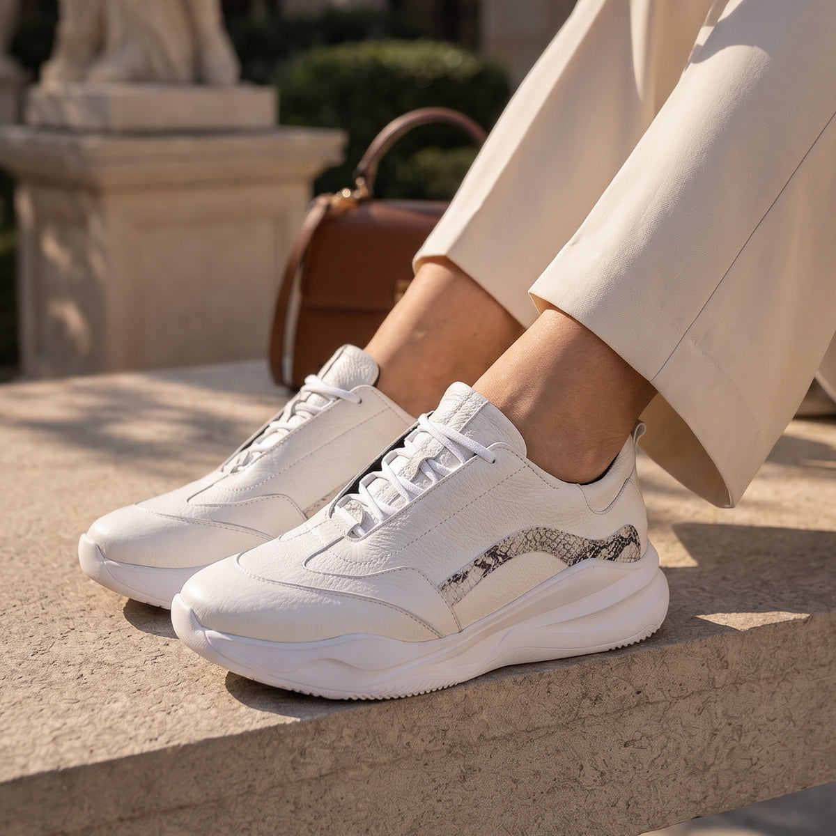 Ibiza Blanco - Zapato Casual Mujer en Cuero