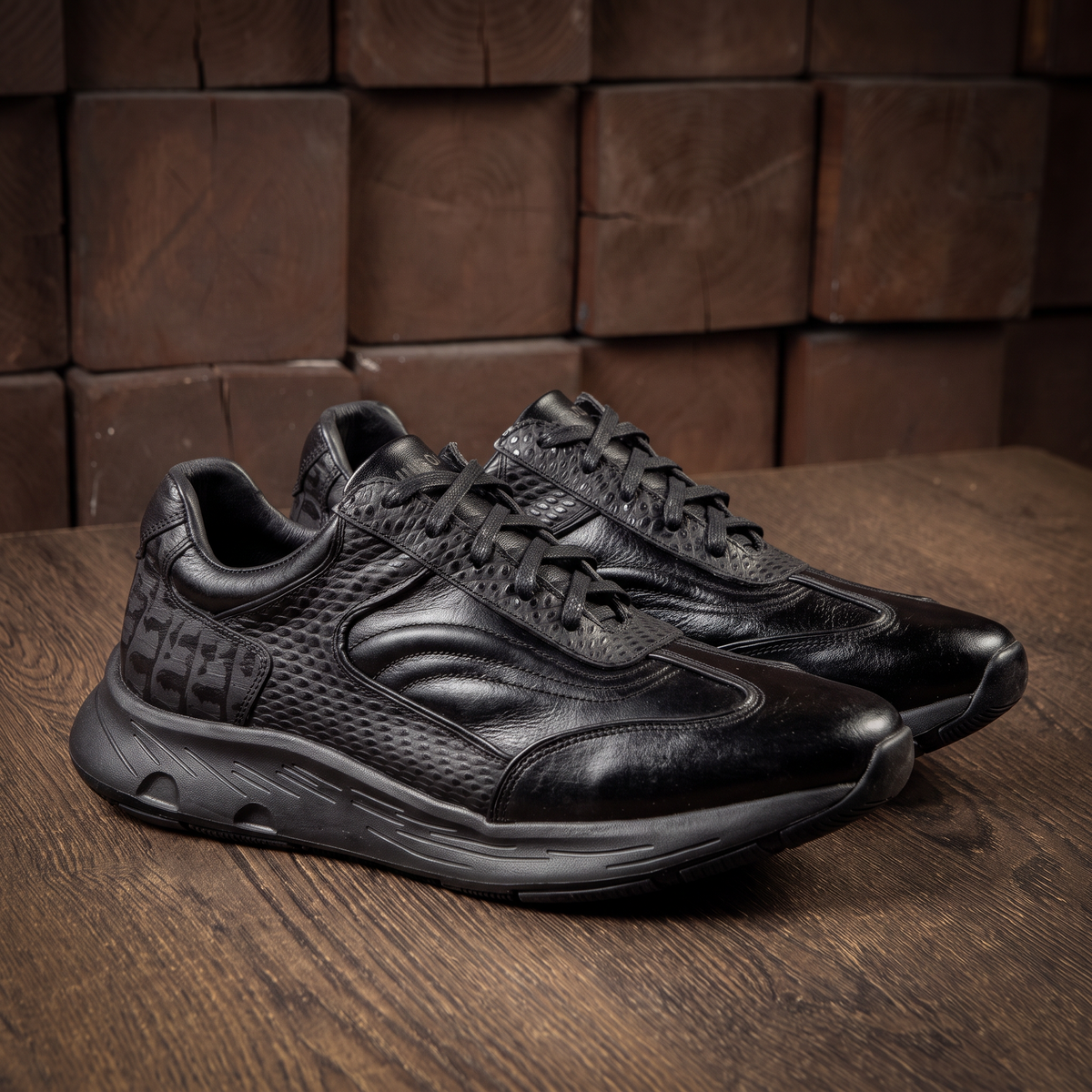 Hamburgo Negro - Zapato Casual Elegante Hombre en Cuero