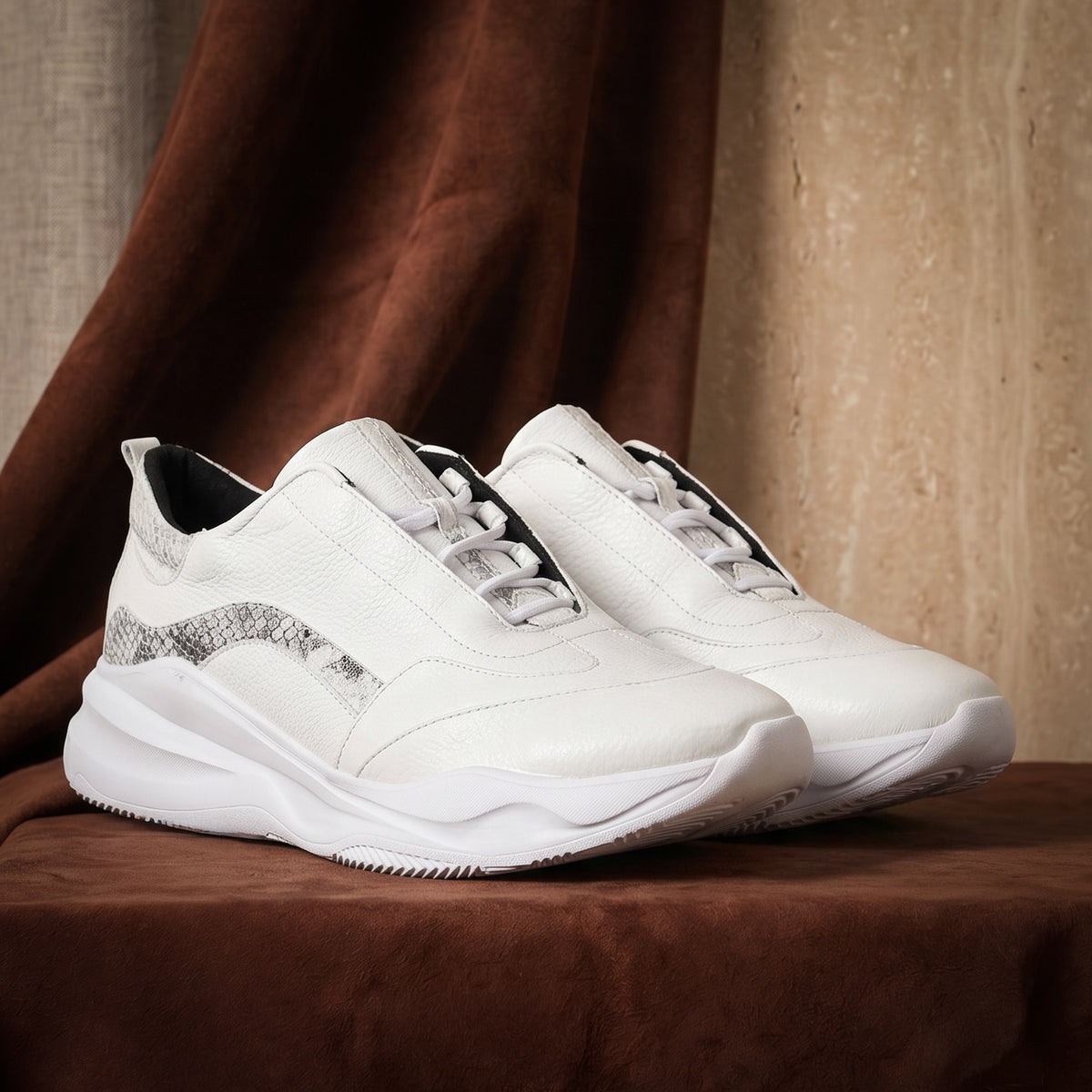 Ibiza Blanco - Zapato Casual Mujer en Cuero