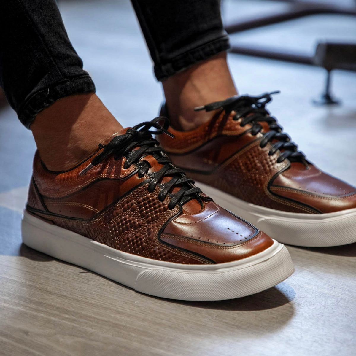 York Miel Grab.New - Zapato Casual Elegante Hombre en Cuero