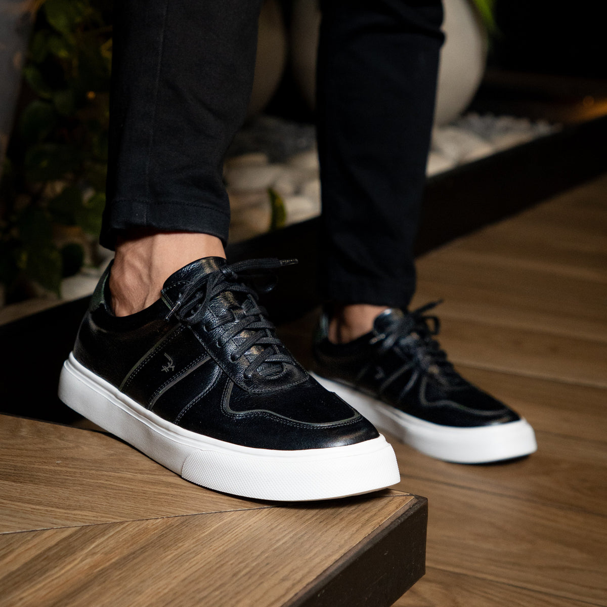 Cambridge Negro - Zapato Casual Elegante Hombre en Cuero