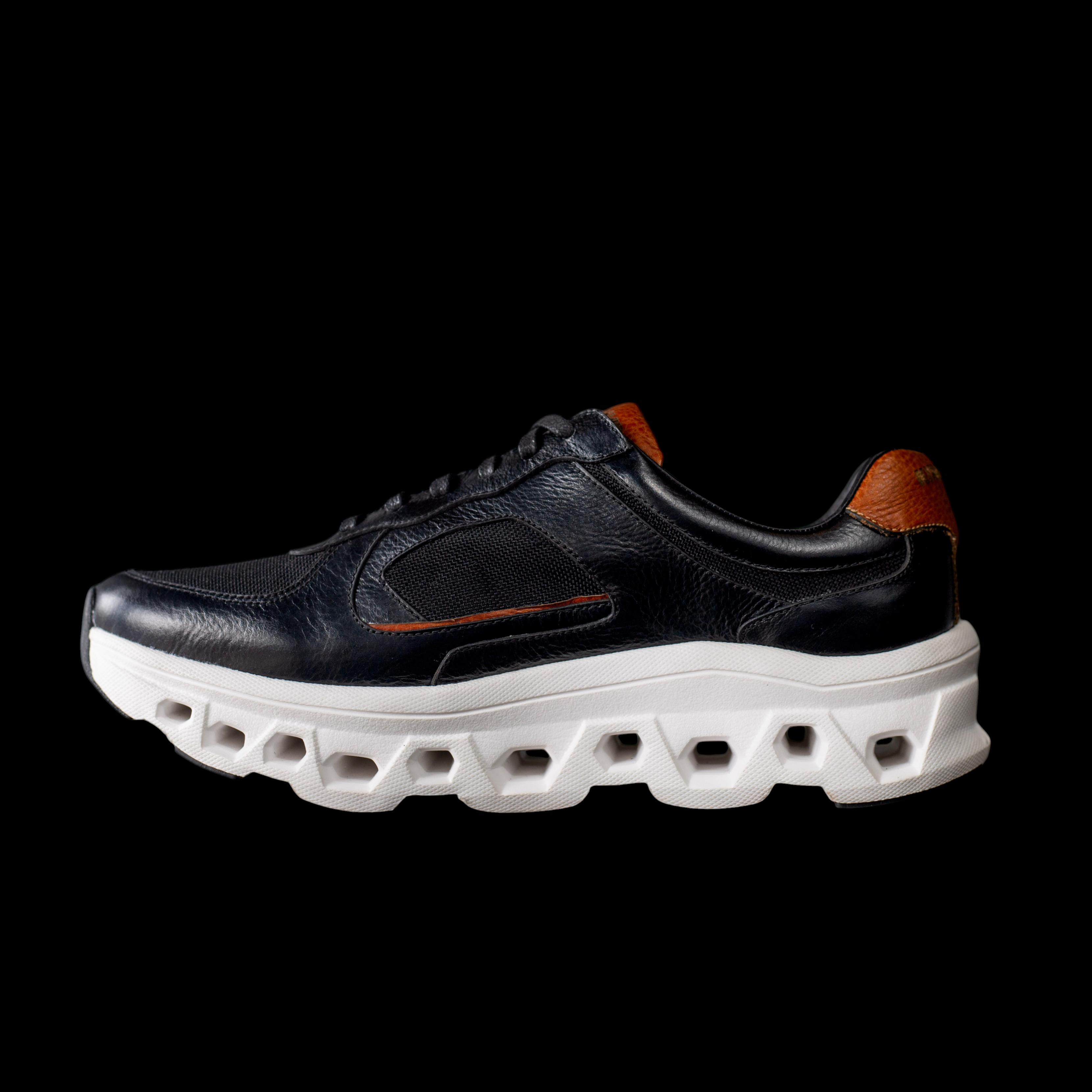 Ímpetu H Negro - Zapato Moderno y Versátil Hombre en Cuero