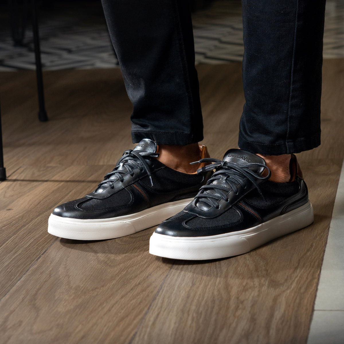Aventurero Negro - Zapato Casual Elegante Hombre en Cuero
