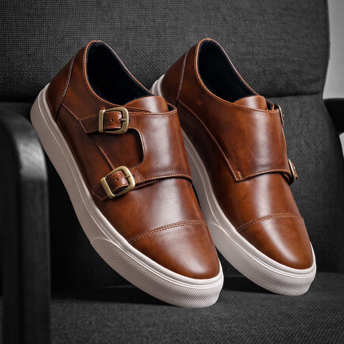 OUTLET San Diego Miel - Zapato Casual Elegante Hombre en Cuero