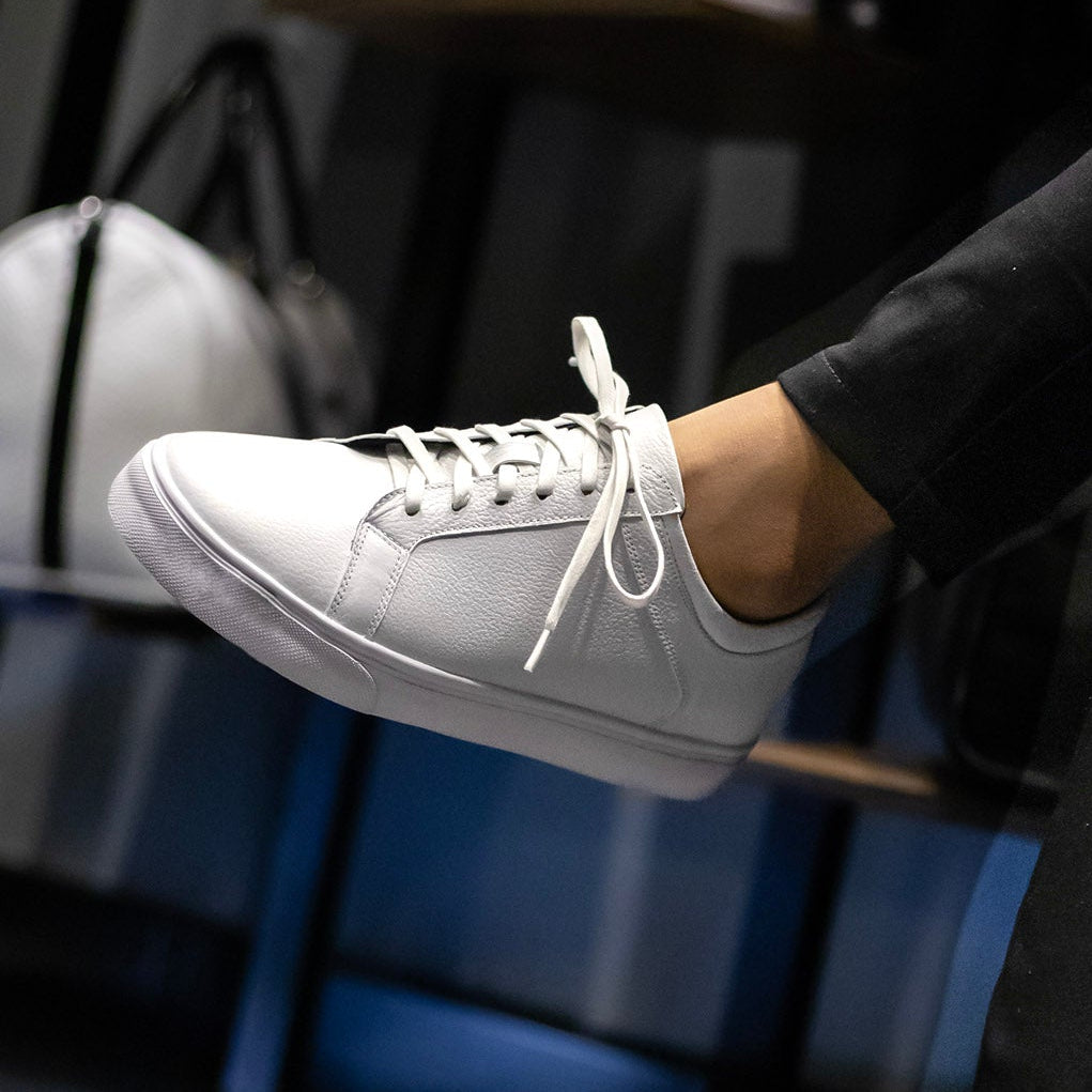 Montecarlo Blanco - Zapato Casual Elegante Hombre en Cuero