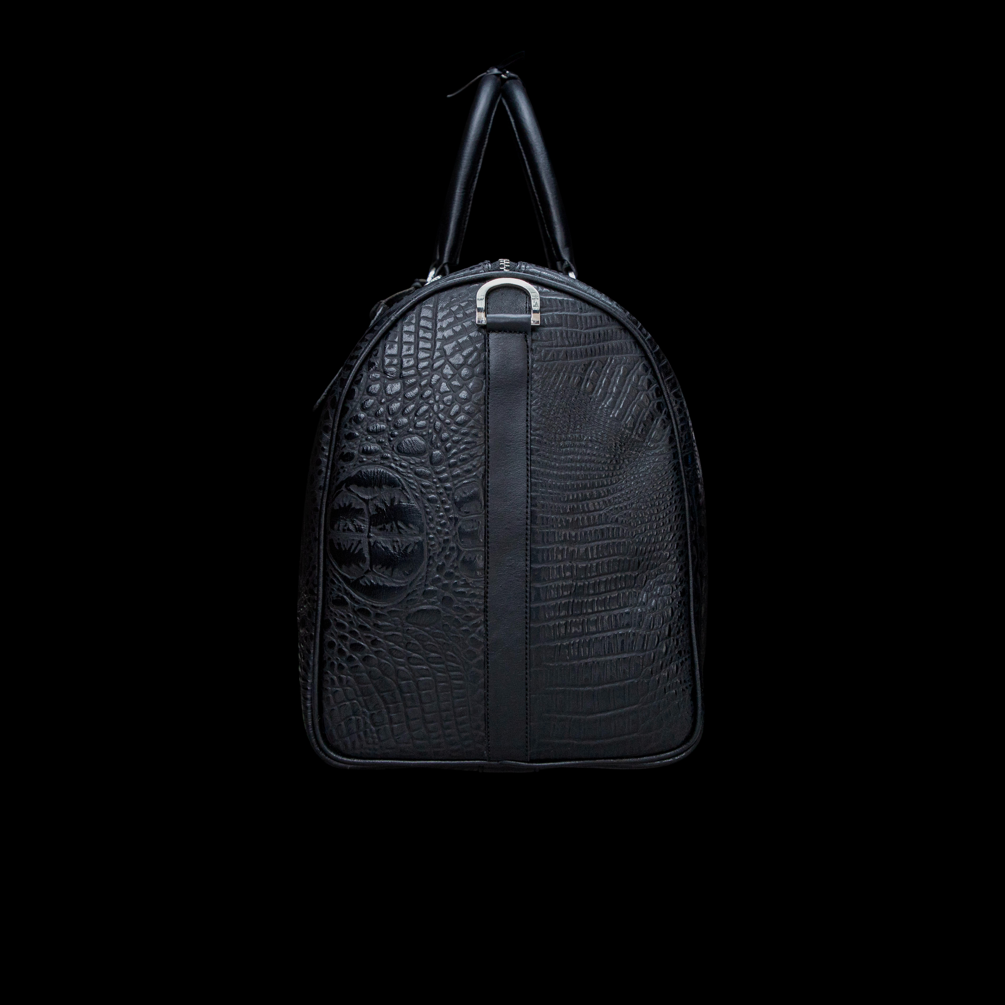 BAG KING TRAVEL CROCODILE NEGRO INVERTIDO
