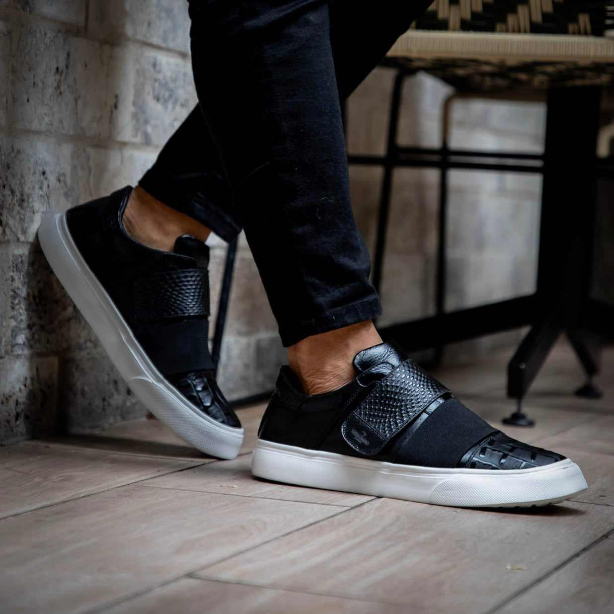 Dortmund Negro - Zapato Casual Elegante Hombre en Cuero
