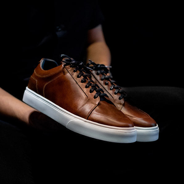 San Francisco Miel - Zapato Casual Elegante Hombre en Cuero