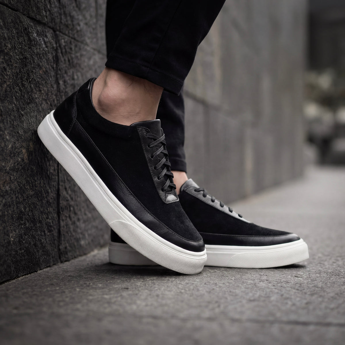 Houston Negro - Zapato Casual Elegante Hombre en Cuero