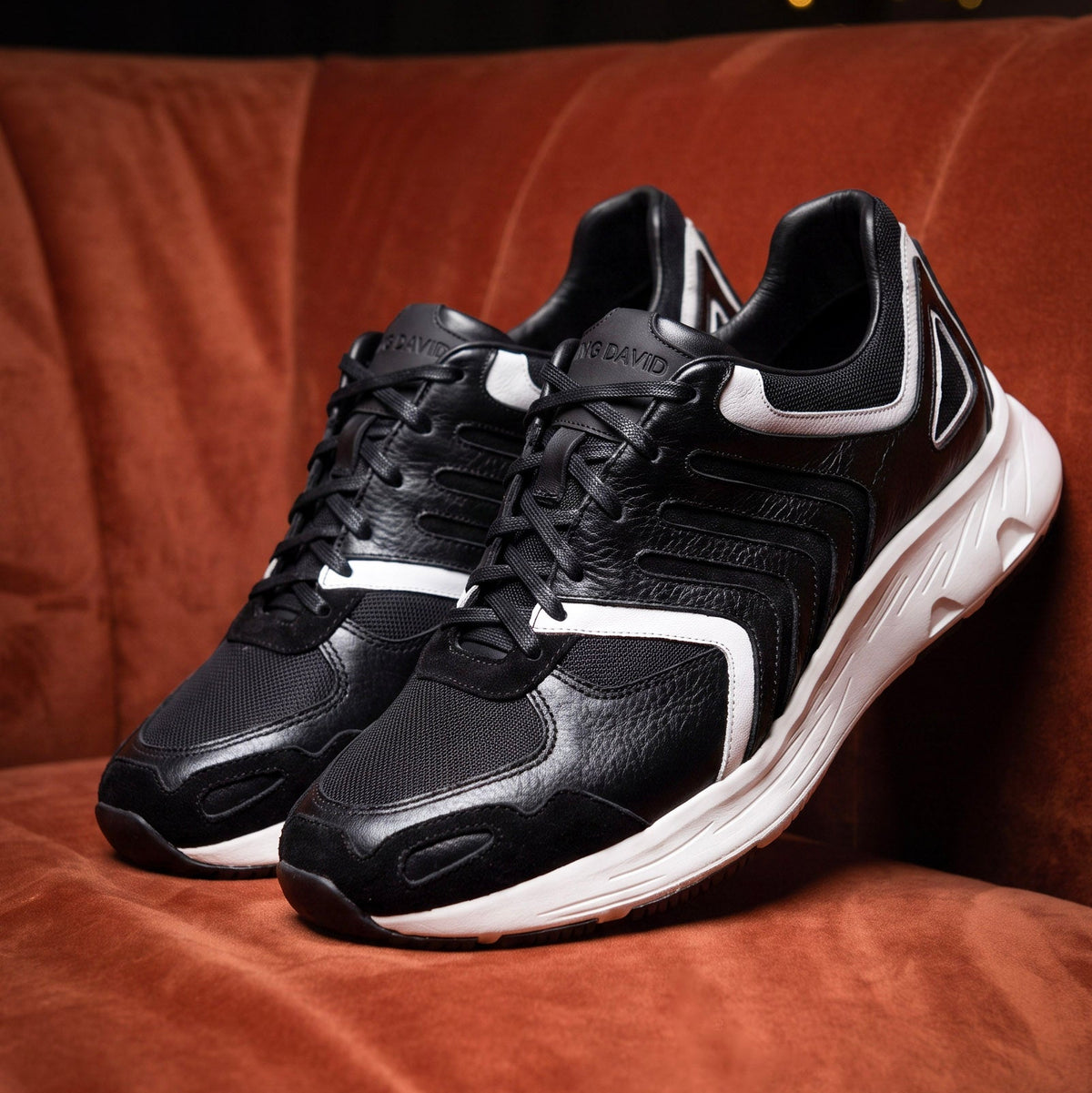 Escocia Negro - Zapato Casual Elegante Hombre en Cuero