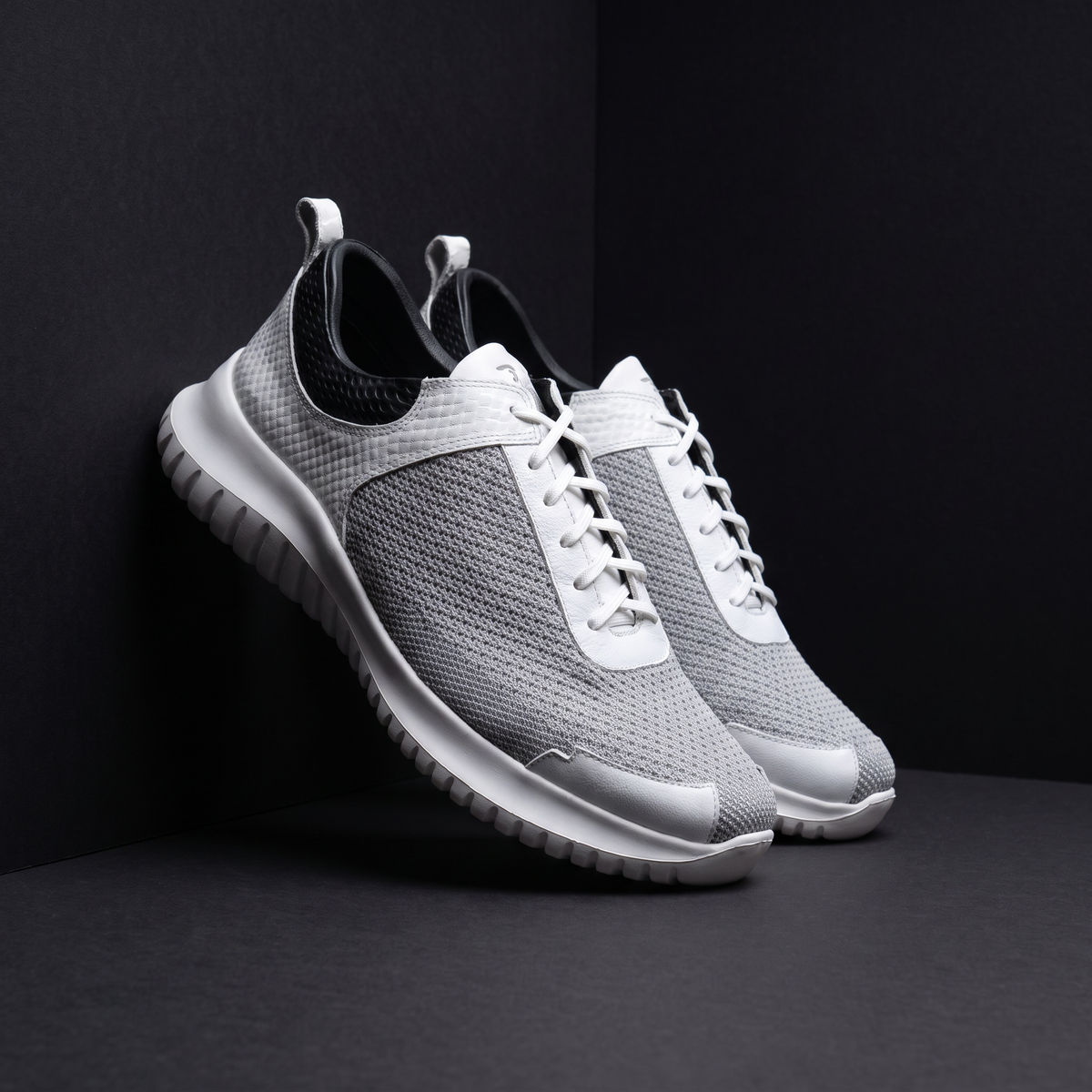 OUTLET Liverpool Gris x Blanco - Zapato Casual Elegante Hombre en Cuero