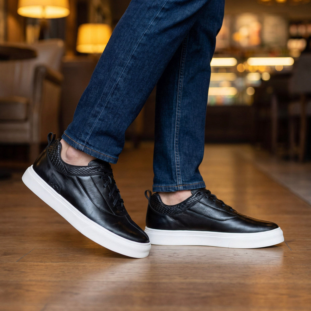 Mali Negro - Zapato Casual Elegante Hombre en Cuero