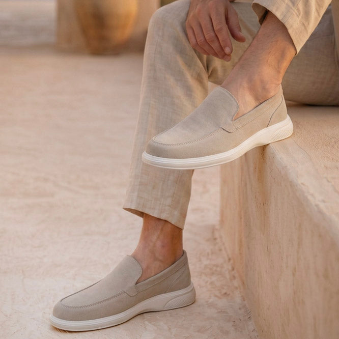 Napoles Beige - Zapato Casual Elegante Hombre en Cuero